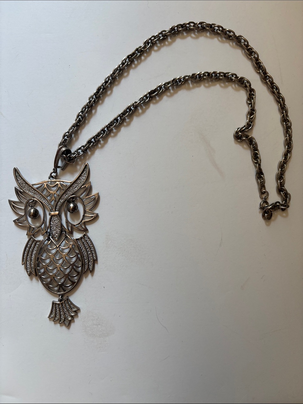 Vintage Owl Necklace